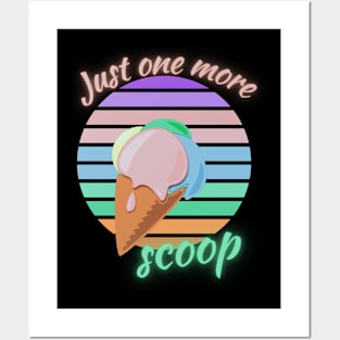 Just one more scoop Posters and Art